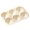Beige, variant on Press-Type 6-Sphere Ice Ball Maker Tray Food-Grade Silicone, Easy Release for Whiskey, Cocktails & Drinks