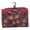 Pink Paisley, variant on Hanging Cosmetic Organizer Bag - Roll up for Storage and Travel Pink / Black Paisley