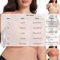 thumbnail image 3 of Riecok Womens Lace Front Closure Bras Plus Size Wireless Push Up Bralette Full Coverage Soft Everyday Bra Khaki L, 3 of 7