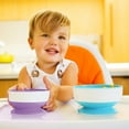 thumbnail image 2 of Munchkin Stay Put Suction Bowls for Babies and Toddlers, 3 Pack, Blue/Green/Purple, 2 of 4