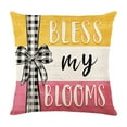 thumbnail image 2 of SPOORYYO Spring Printed Pillow Cover with Zipper, Polyester Cushion Cover for Sofa Decor, 2 of 6
