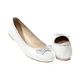 thumbnail image 3 of Zapato Flats Balerina Casual Niña Mujer T-25 Color Plata 1211 Kuali Shoes Piso Comodos, 3 of 5