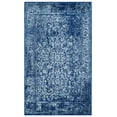 thumbnail image 3 of SAFAVIEH Accent Rug 4x6 - Evoke Collection - Traditional Design, Navy & Ivory, Non-Shedding & Easy Cleaning, Ideal for Living Room, Bedroom, Dining Space, Entryway, Bathroom, Bedside (EVK256A), 3 of 12