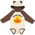 thumbnail image 3 of Inktastic Duck Feeling Ducky Boys or Girls Long Sleeve Baby Bodysuit, 3 of 5