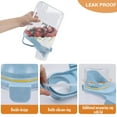 thumbnail image 6 of Brabtod Airtight Pet Food Storage Container,Bird Seed Storage Container Portable 2-3 Lbs Clear Plastic with Measuring Cup,Bird Seed Dispenser for Storing Sunflower Seed|Squirrel proof, 6 of 7