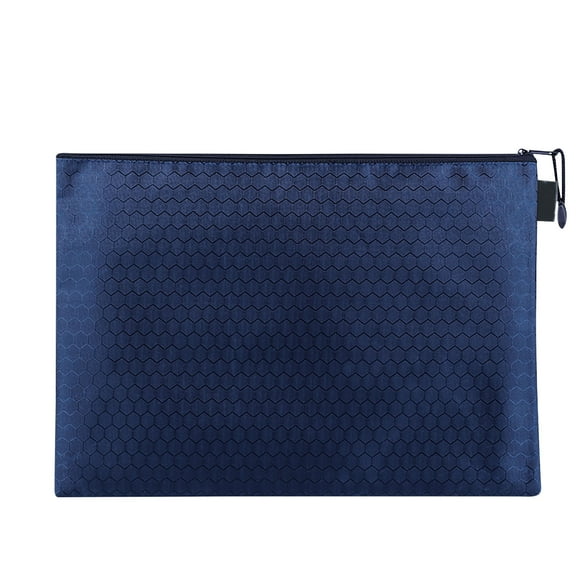 Office Supplies, Football Pattern File Bag Thickened Canvas Zipper Bag Data Bag Student File Stationery Bag, Student Supplies