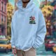 thumbnail image 4 of WILLBEST Sudaderas De Hombre Sudadera con Capucha De Manga Larga con Estampado De Flores para Hombre XXGrande, 4 of 5
