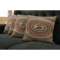 thumbnail image 2 of Ambesonne Christmas Throw Pillow Cover 4 Pack, Circles Sock, 20", Multicolor, 2 of 6