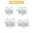 thumbnail image 7 of Large Induction Cooktop Protector Mat Spring Floral Stove Top Covers for Electric Stove, White Daisy Watercolor Leaves Pastoral Decorative Stove Burner Cover Mats, Glass Top Stove Cover, 7 of 7