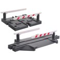 thumbnail image 2 of 2 piezas de bloques de construcción de vías de tren, accesorios de tren de juguete, vías de tren de bricolaje, barreras de ferrocarril de plástico, vías de tren de expansión, 2 of 8
