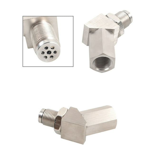 Sensor Oxygen Angled 45-Degree Extender Connector Universal Bung Catalytic Fix Check Light Durable Cars Silver Replacement Light Durable