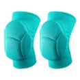 thumbnail image 1 of Rodilleras protectoras deportivas Unique Bargains transpirables flexibles poliéster verde talla L, 1 of 1