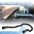 thumbnail image 2 of Manguera de refrigerante del radiador Unique Bargains No.11531438634 para BMW 525i Base 2.5L L6 - Gas 2001-2003 Color negro de goma, 2 of 6