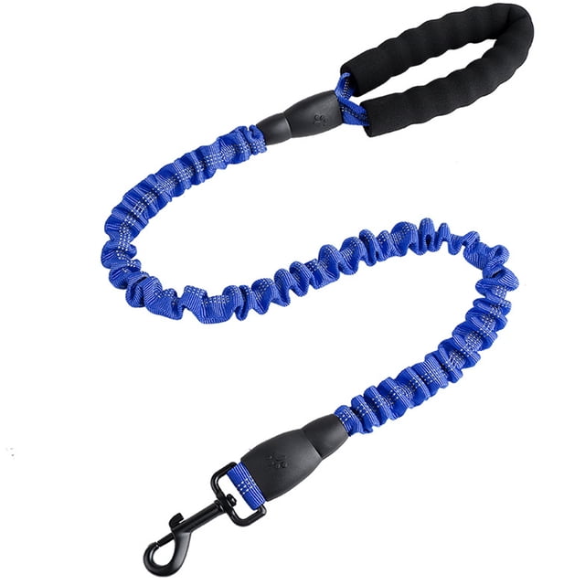 Correa de perro extensible reflectante, correa de perro de entrenamiento Bungee para perros