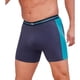 thumbnail image 3 of Atlas For Men - Pantalones Cortos Cuadrados Rayas en Contraste para Hombre - Pack de 2 (Azul, Azul Marino), 3 of 5