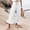 White, variant on TRUBKH Women Linen Pants Drop Crotch Harem Pants Pull On Pants Baggy Yoga Pants Women Fashion Drawstring Lightweight Paperbag Pant Breezy Pants Women Wide Leg Cotton Linen Pant Black L