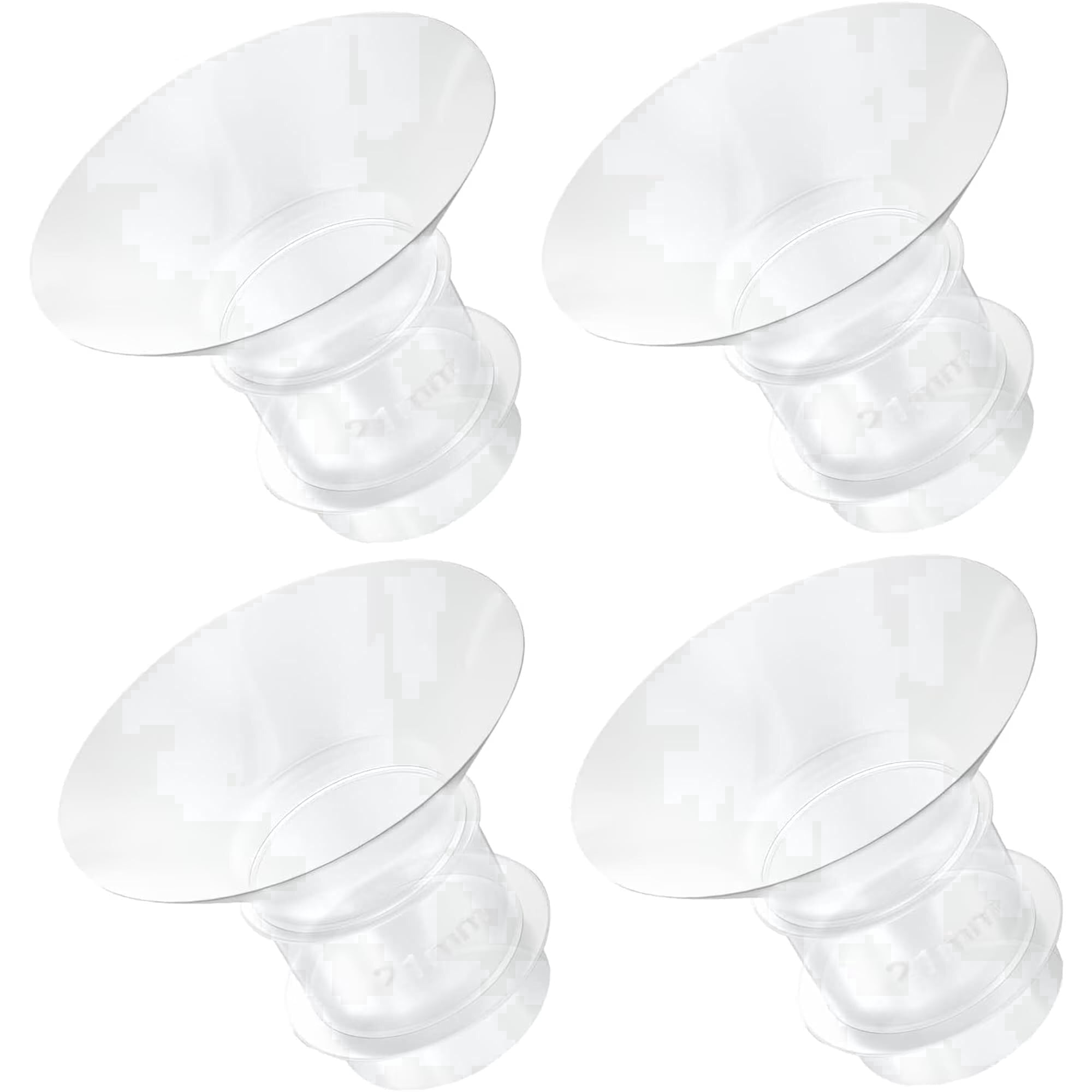 4pcs Flange Inserts 15mm Compatible with Momcozy S12 Pro/S9 Pro/S9/S12 Wearable Breast Pump Medela,Spectra 15mm Shields/Flanges