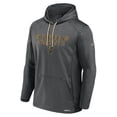 thumbnail image 2 of Men's Fanatics  Gray Vegas Golden Knights Authentic Pro Rink Fleece Pullover Hoodie, 2 of 3