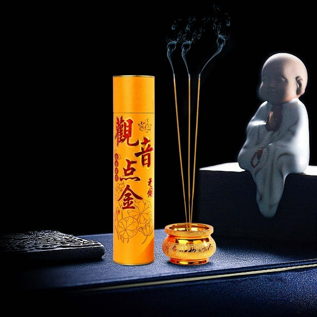 Palos de Incienso de Madera de Sándalo Respuesta a Rollos de Incienso, Fragrancia de Dinero, Incenso de Adoración de Buda en Casa, Incenso de Madera de Sándalo, Incenso de Bodhisattva Guanyin, Incenso