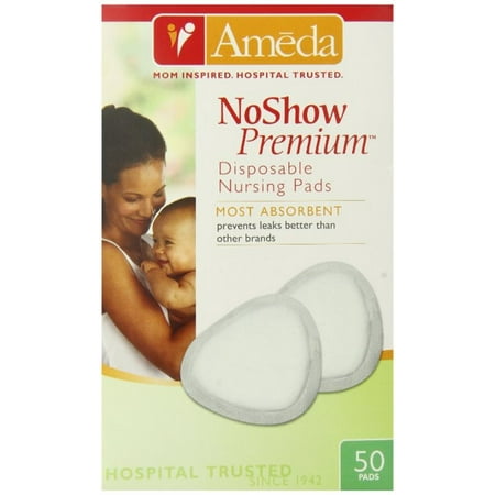 Ameda NoShow Premium Disposable Nursing Pads 50 ea