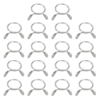 250 Pcs Fuel Line Hose Tubing Spring Clip Kit Oil Pipe Air Tube Clamps Sets ST - Foto 6