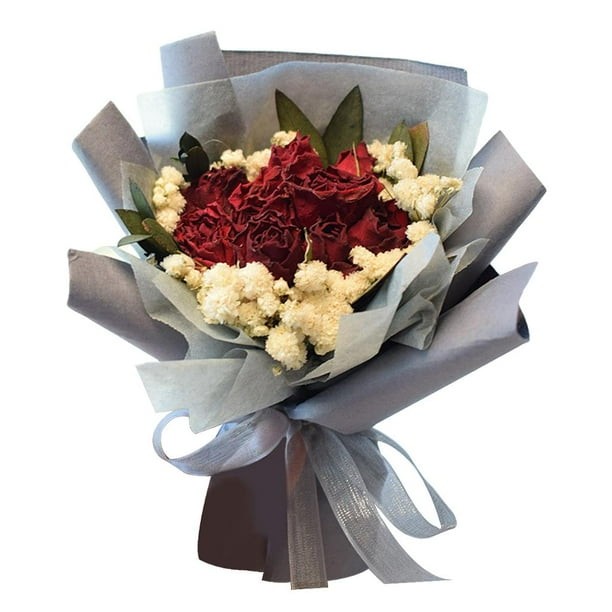 Mini ramo de flores secas, ramo de flores con aroma Natural para arreglos de flores, decoración para fiestas de sala de estar, accesorios para fotos - Azul Baoblaze Ramo de flores