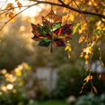thumbnail image 5 of Fall Window Suncatcher, Stained Glass Style Acrylic Maple Leaf Hanging Ornament, Harvest Seasonal Wall, Porch & Balcony Home Decor, 5 of 7