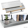thumbnail image 3 of Ballucci 16" Floating Shelves for Wall, 2-Pack with Invisible Brackets, 6" Deep, Gray Oak, 3 of 7