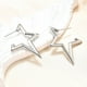 thumbnail image 1 of Non-Tarnish 304 Stainless Steel Stud Earrings for Women Star Stainless Steel Color 31x26x2.2mm, 1 of 5