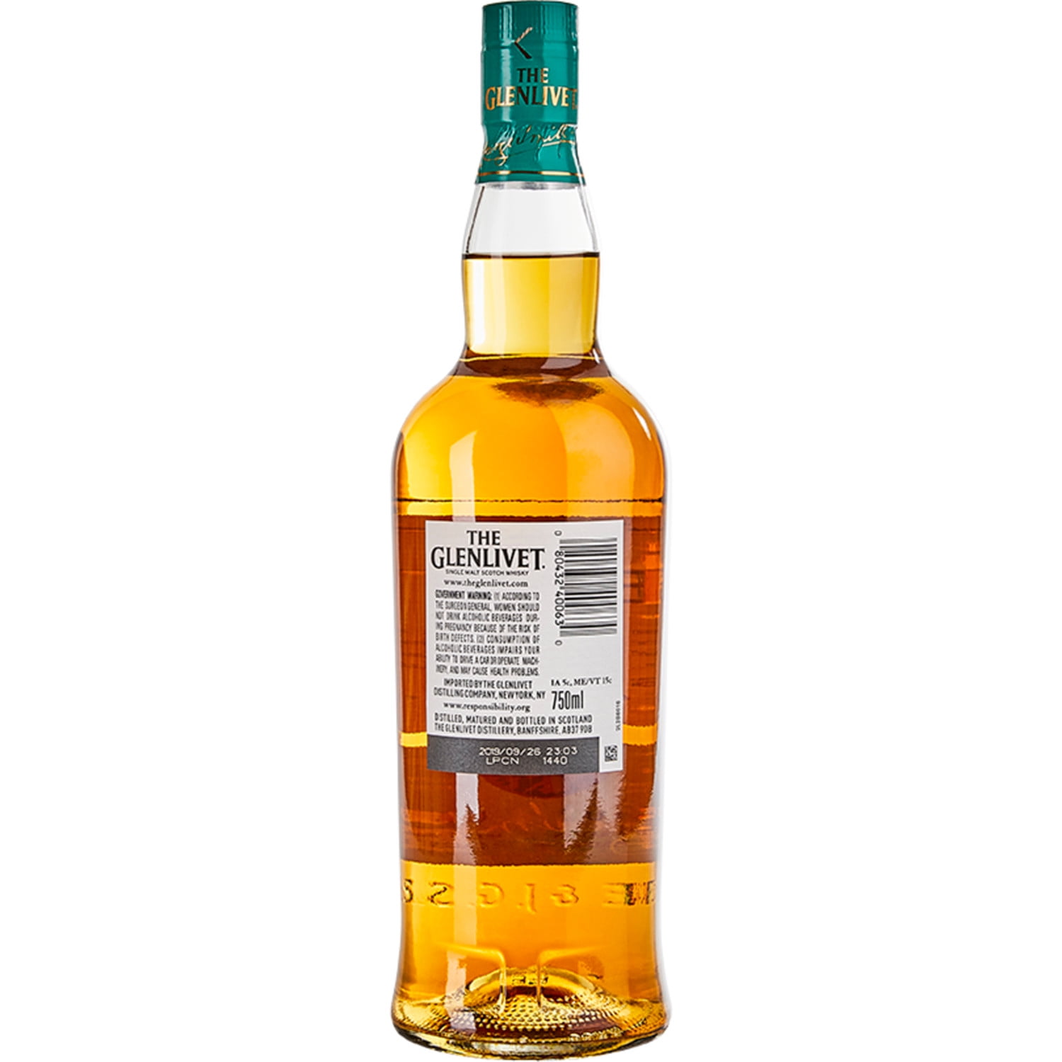 The Glenlivet 12 Year Old Single Malt Scotch Whisky, 750 mL The Glenlivet 12 Year Old Single Malt Scotch Whisky, 750 mL