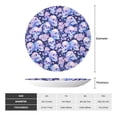thumbnail image 2 of Picia Skull star crystal Pattern Bone China Decorative Plate – Wall Decor with Stand and Adhesive, Elegant Ornament for Living Room, Office, or Entryway-6in, 2 of 6