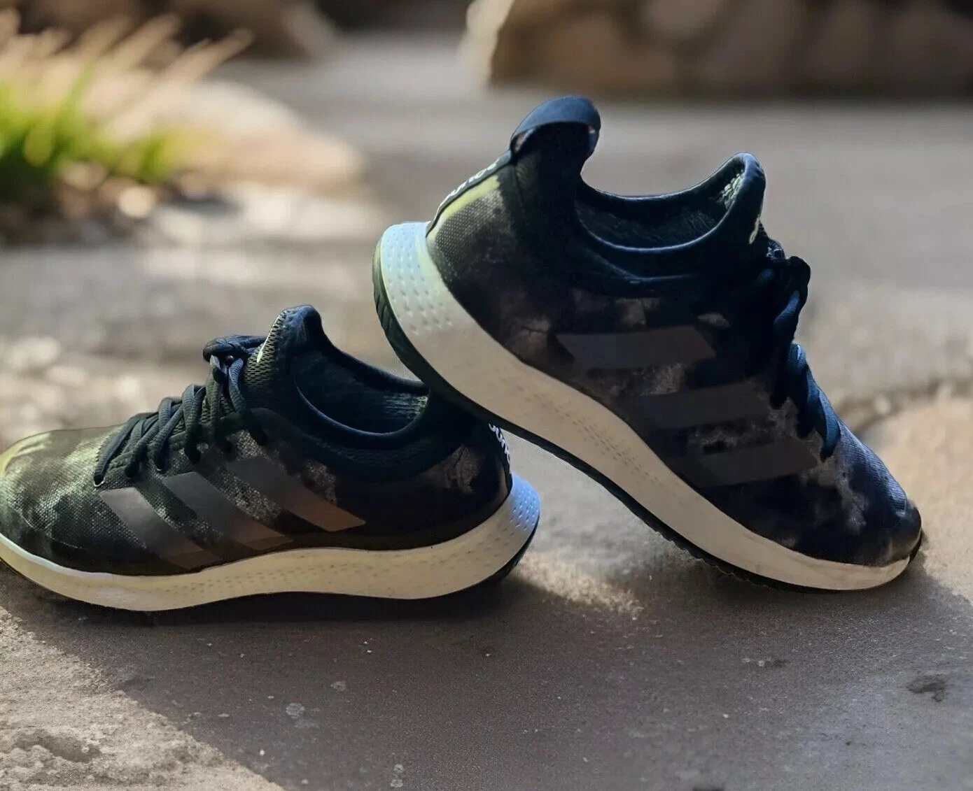 Adidas Defiant Generation Bounce Tennis Shoes Black/Grey Mens