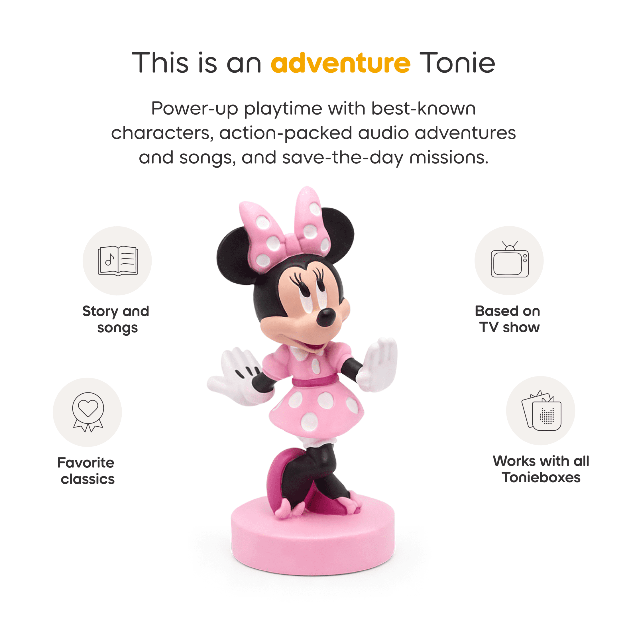 Tonies Minnie Mouse Audio Toy Figurine, Ages 4+ photo 4
