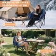 thumbnail image 2 of MOPHOTO Heated Camping Chair with Headrest Pad, Oversized Heated Chair Outdoor Sports, Heated Camp Chair Seat Supports 500 lbs,Heating Folding Chair for Camping，Patio,Picnic, 2 of 8