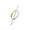 Gold-A, variant on Barrettes Hair Accessory Metal Minimalist Hairpin & Hair Stick for Everyday Styling and Quick Updos, 5.71 inch, Silver-C