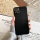 thumbnail image 1 of Funda de teléfono de silicona líquida para IPhone 14 13 12 11 Pro X XR XS Max SE2020 7 8 Plus funda protectora de TPU de borde recto suave Tan Jianjun unisex, 1 of 2