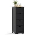 thumbnail image 1 of Costway 32.5'' Bathroom Floor Cabinet with Anti-tipping Device Freestanding Towel Cabinet Black, 1 of 9