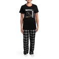 thumbnail image 4 of CafePress - ROTTIE MAMA Women's Dark Pajamas - Women's Short Sleeve Print T-Shirt and Pants Dark Cotton Pajama Set, 4 of 7