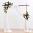 thumbnail image 3 of Yellow Artificial Wedding Arch Flowers Swag Set of 2 for DIY Wedding Welcome Ceremony Sign Backdrop Sweetheart Table Chair Home Decoration - Style:Style 1, 3 of 5