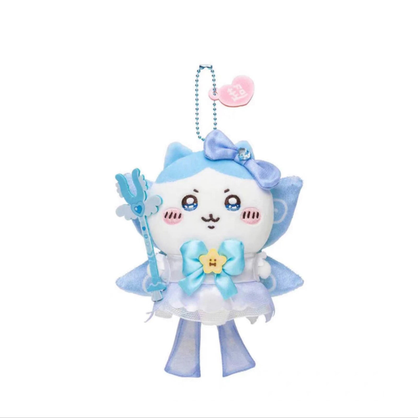 Badtz-Maru Plush Backpack Clip Heart Carabiner Sanrio Japan
