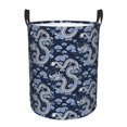 thumbnail image 1 of Fotbe Dragon Cesto de Ropa con Asas, Cesto Impermeable de Gran Capacidad, Bolsa de Lavado para Dormitorio, Cesto de Ropa con Ruedas y Asas-Small, 1 of 6