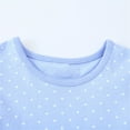 thumbnail image 3 of WIBACKER 2-7T Toddler Girls Cotton Fluffy Casual Dress Rabbit Appliques Polka Dot Jersey Dresses for Kids, 3 of 5