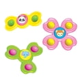 thumbnail image 1 of 3pcs Ventosa Top Toy Aprendizaje Decoración Juguetes de baño animal Zulema peonza, 1 of 8