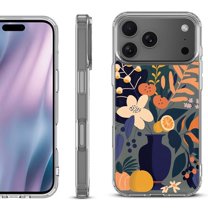 For iPhone 17 Pro Max Protective Shockproof Phone Case, by OneToughShield - Flower Art