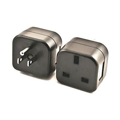 Great Britain Adapter Plug - vct vp18 uk to usa plug adapter converts 3 pin british plug to 3 prong grounded usa wall plug