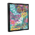 thumbnail image 4 of Stupell Industries Modern Butterflies & Blossoms Animals & Insects Painting Black Floater Framed Canvas Art Print Wall Art, 17 x 21, 4 of 10
