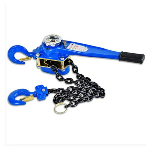 Hand Hoist 0.75 1 Ton Small Portable Manual Hanging Hoist Hand Tensioner Tightener ,Easy to Setup