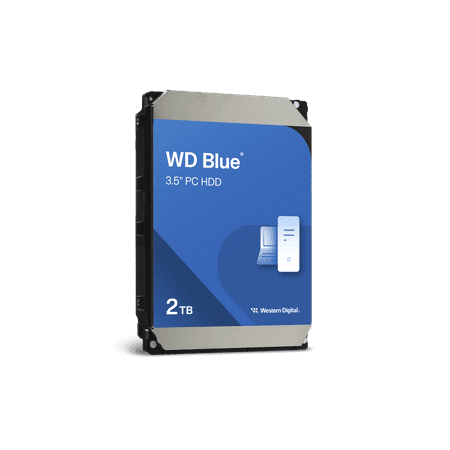 WD - Blue 2TB Internal SATA Hard Drive for Desktops