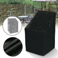 thumbnail image 2 of Sillas de apilamiento fuertes cubiertas de jardín impermeable silla de apilamiento cubierta de muebles Afortunado Sencillez, 2 of 5