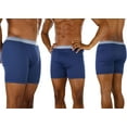 thumbnail image 3 of ToBeInStyle Men's Pack of 6 Classic Assortment Cotton Blend Boxer Briefs - Large, 3 of 6